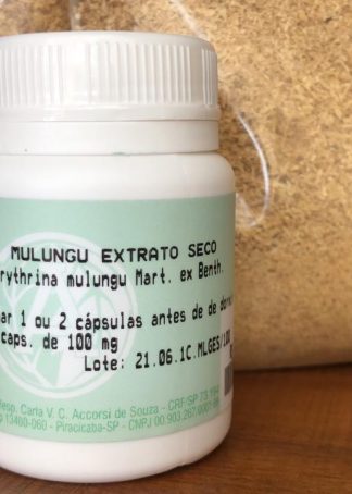 Cápsulas de Mulungu Extrato Seco 100MG 60 Caps