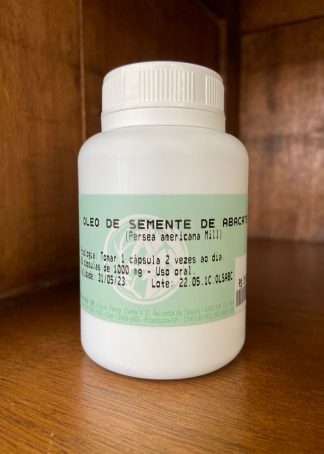 Cápsulas de Óleo de Semente de Abacate 60 cápsulas 1000mg