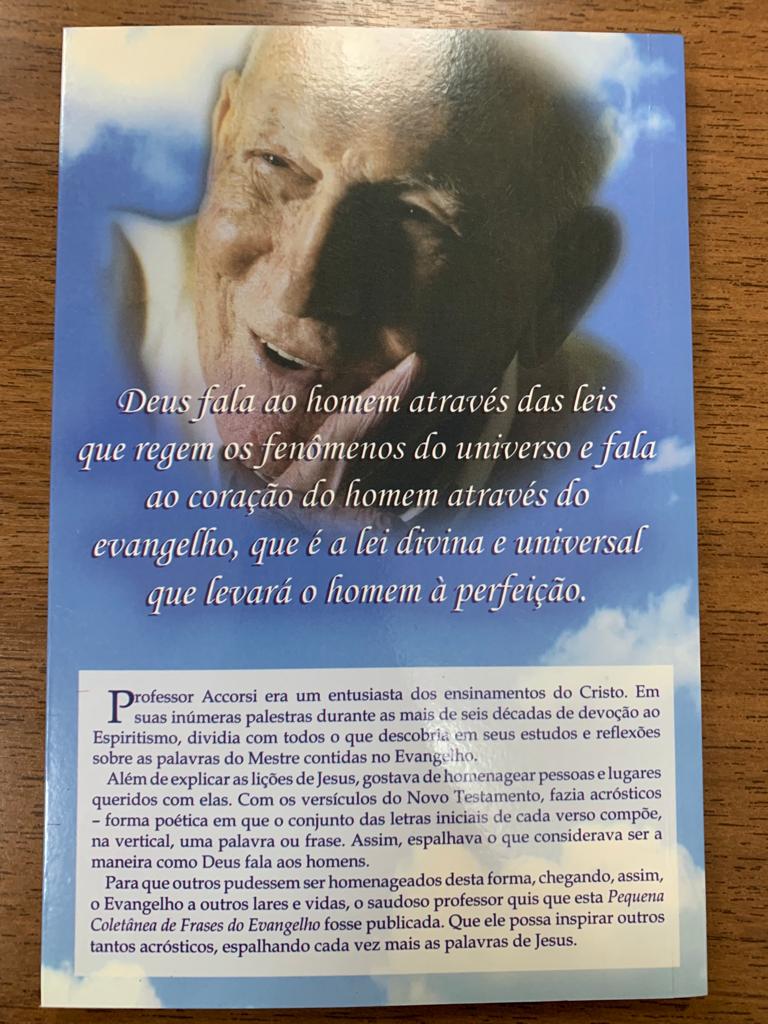LIVRO PEQUENA COLETÂNIA DE FRASES DO EVANGELHO - Dr Walter Radamés Accorsi - Imagem 3